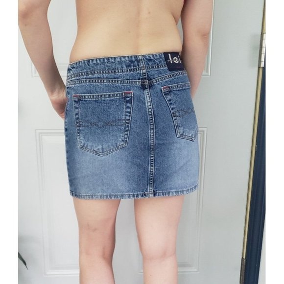 Y2K l.e.i Denim‎ Mini Skirt - Picture 3 of 4